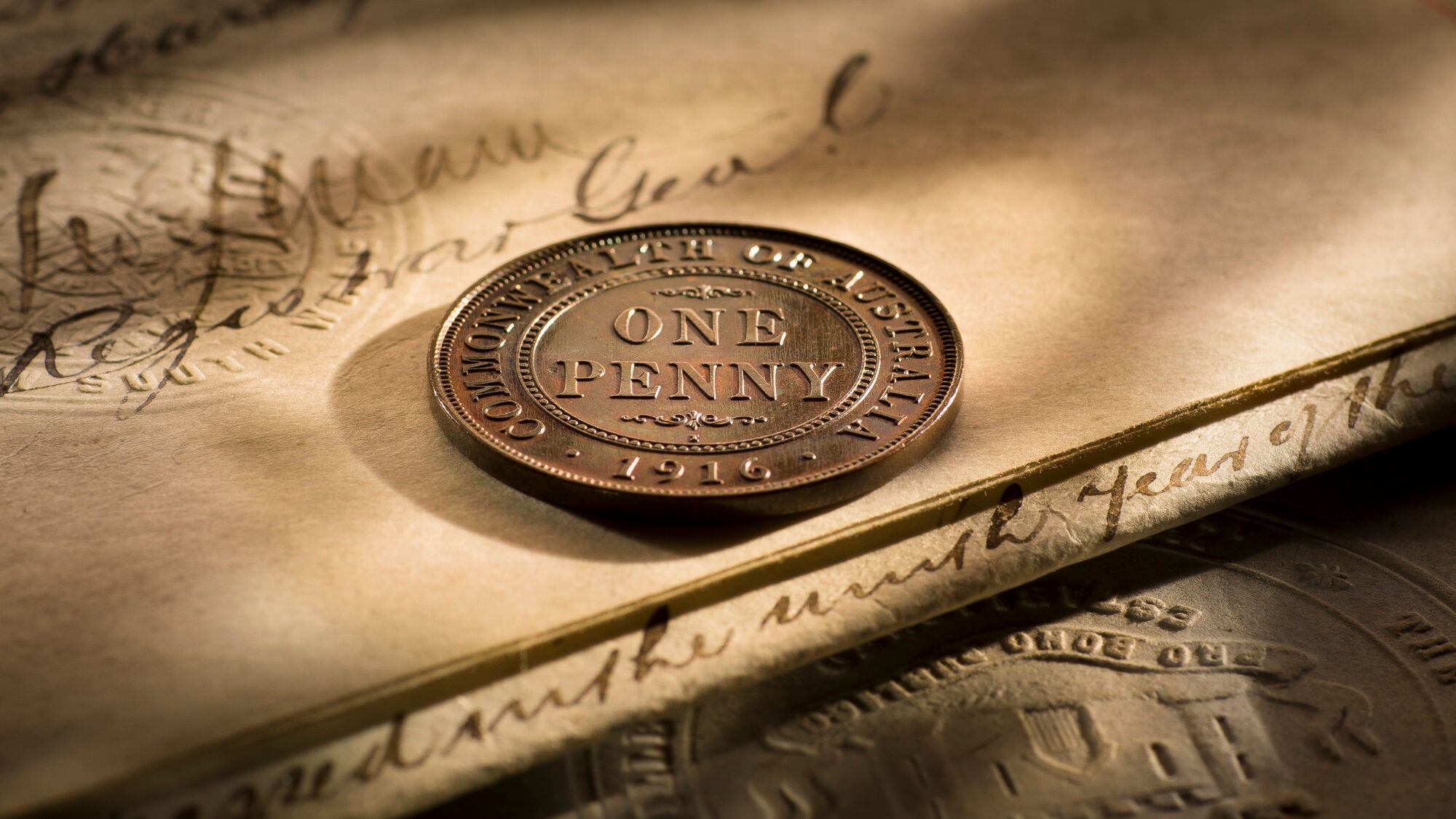 1916 Specimen Penny rev horizontal b&b August 2017