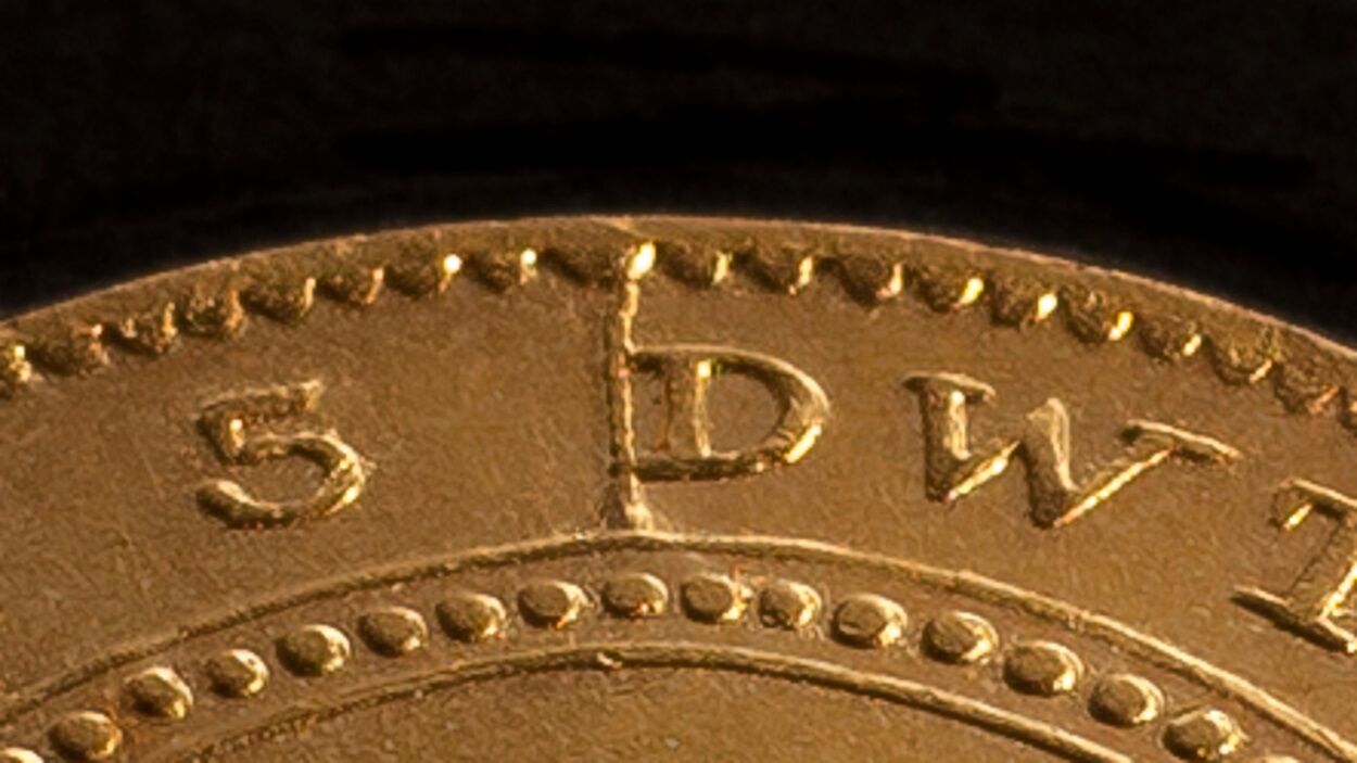 1852 Adelaide Pound Cracked Die