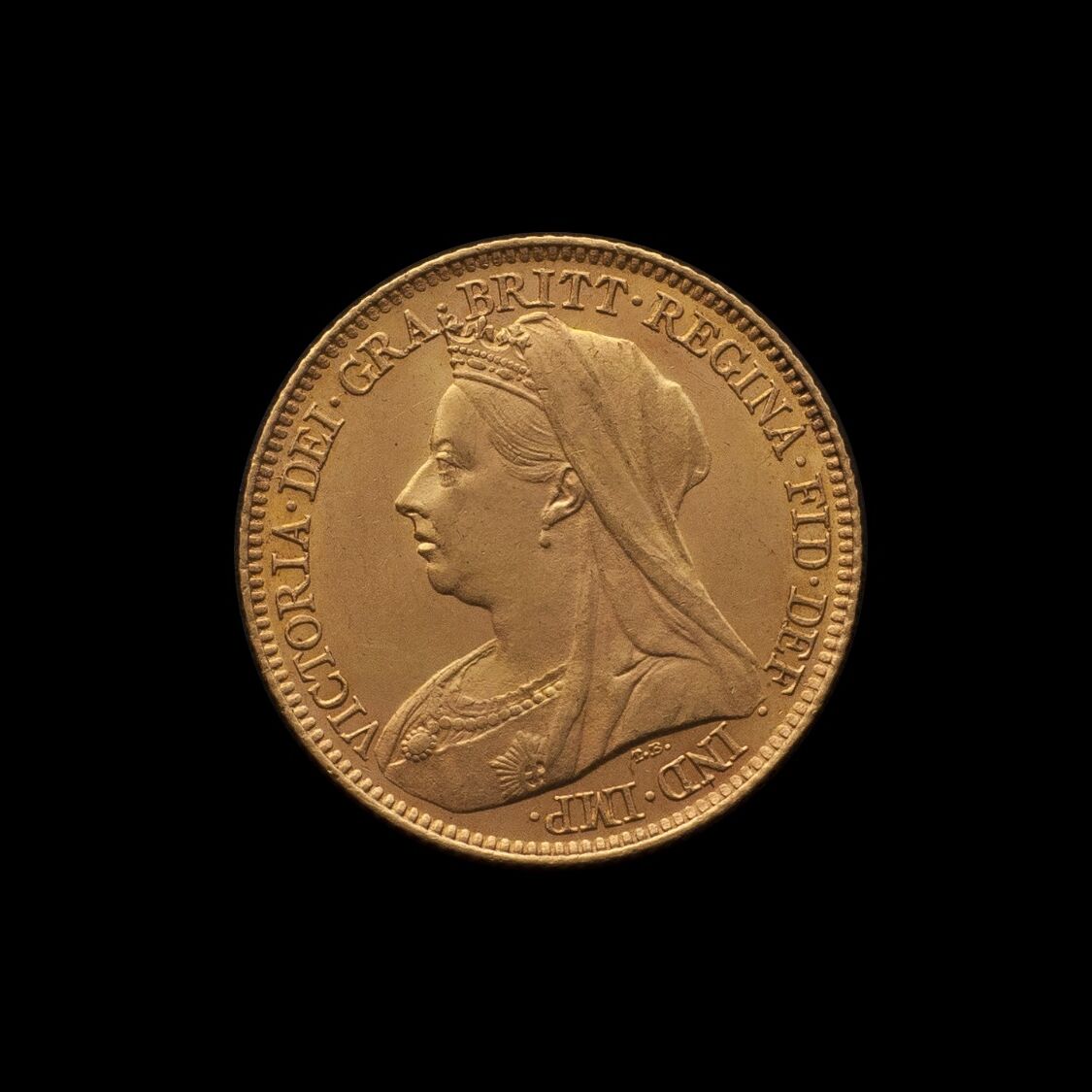 1900 Melbourne Mint Half Sovereign Veilded Head Choice Unc obv B & B October 2018