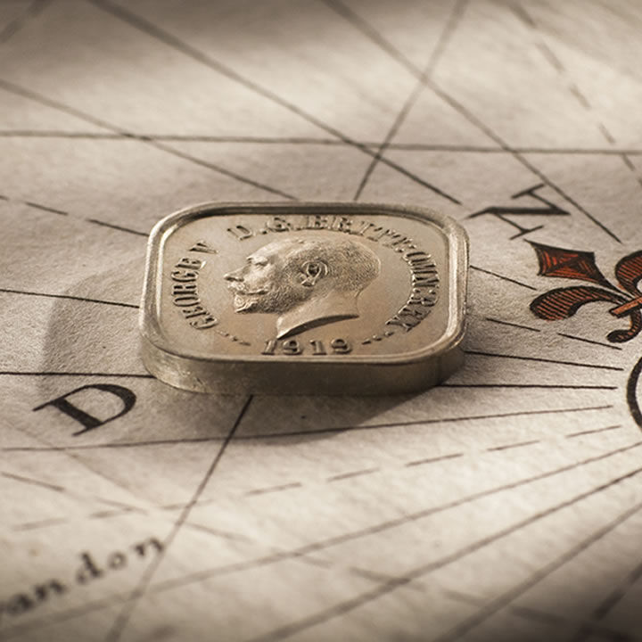 1919 Square Penny Type 3