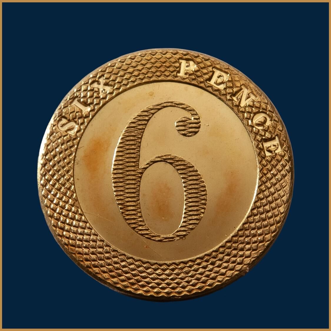 103590-Fine-Border-Circa-1860-Taylor-Pattern-Gold-Sixpence-REV-TECH-October-2025