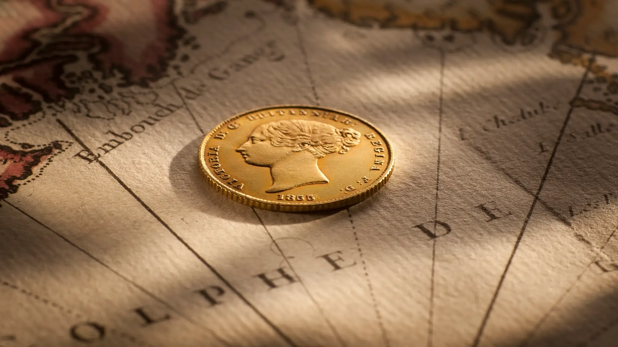 1855 Sydney Mint Half Sovereign Obv