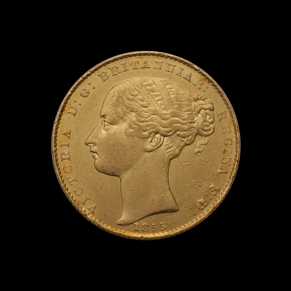 1855 Sydney Mint Sov good EF obv June 2018