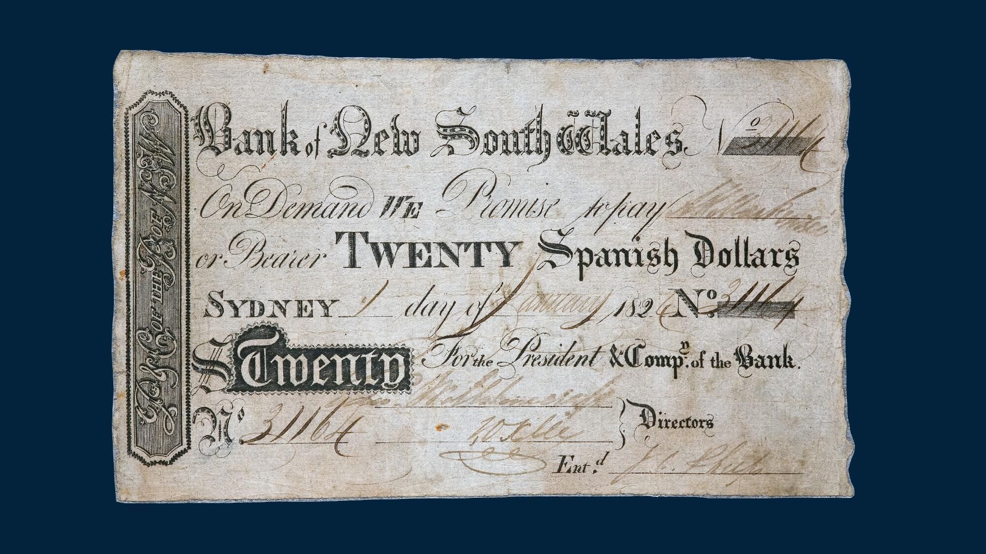 16846-Header-1824-Bank-of-NSW-Spanish-Twenty-Dollars-December-2024