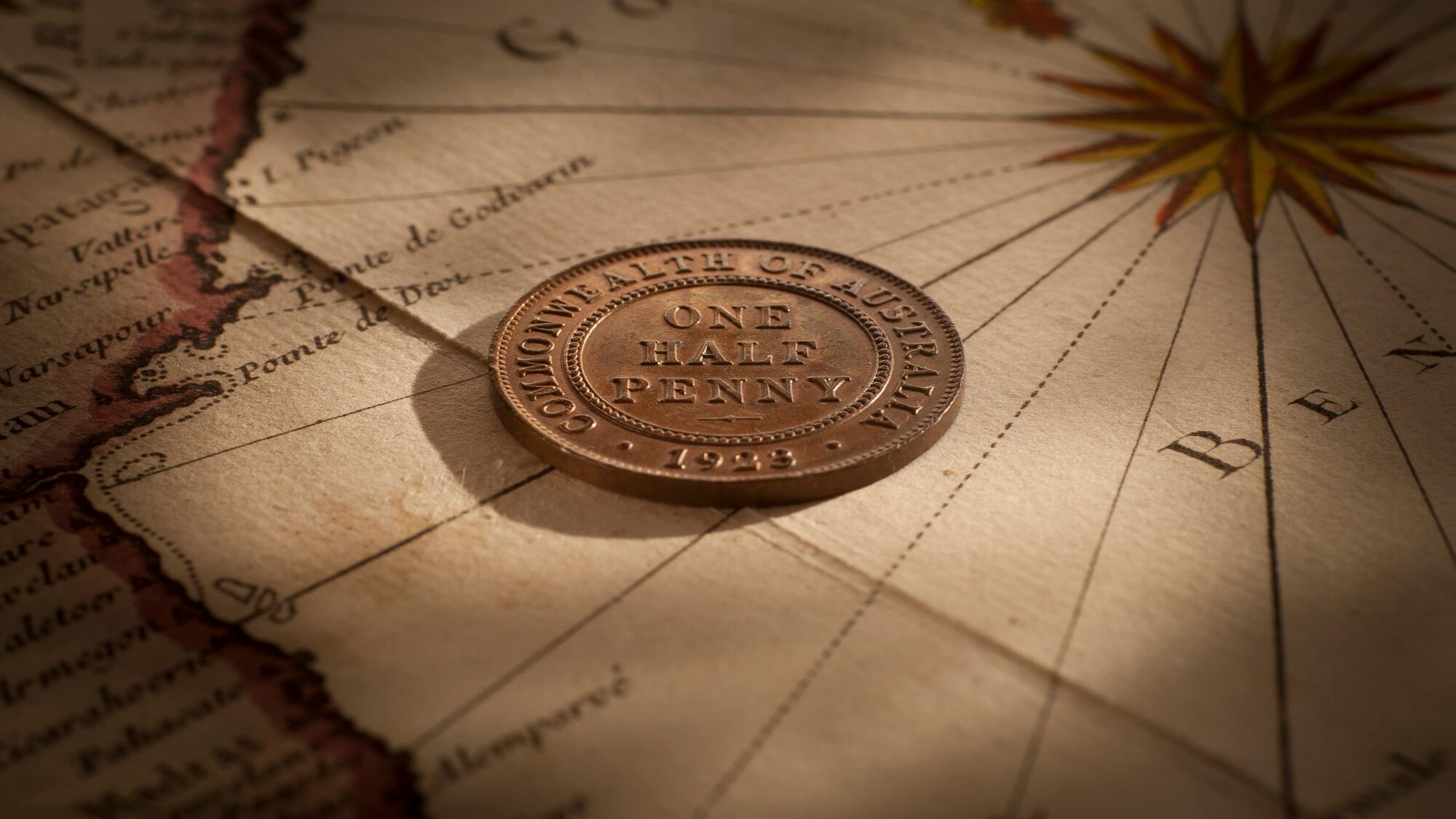 1923 Halfpenny date side July 2018