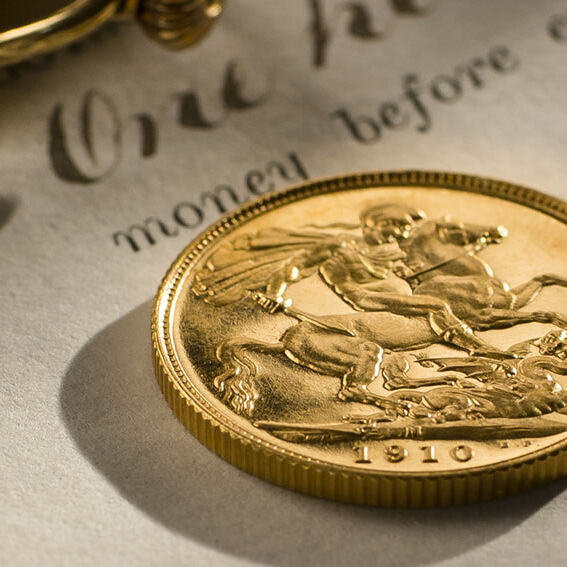 1910 Proof Sovereign Melbourne Mint 