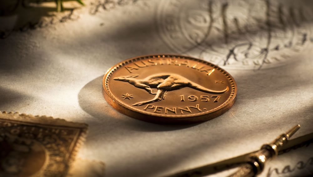 1957 Perth Mint Proof Penny
