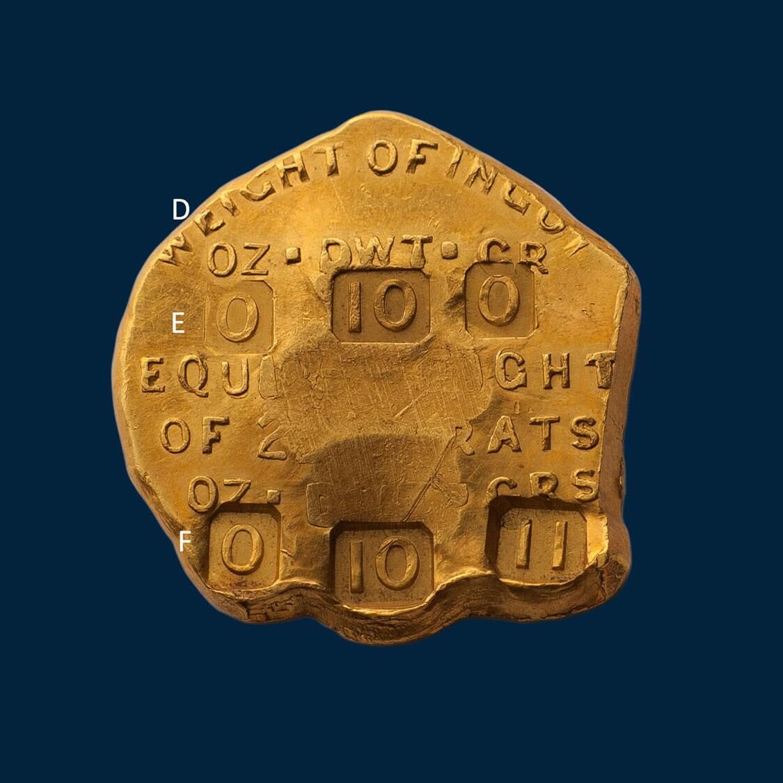 16220-Type-1-SQ-Ingot-front-labelled-November-2025