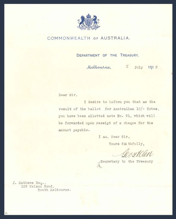 1913-Collins-Allen-Ten-Shillings-M000091-Letter-43726-November-2021