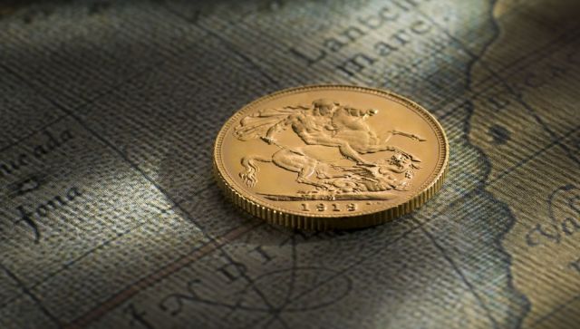 1919 Sovereign Melbourne Mint