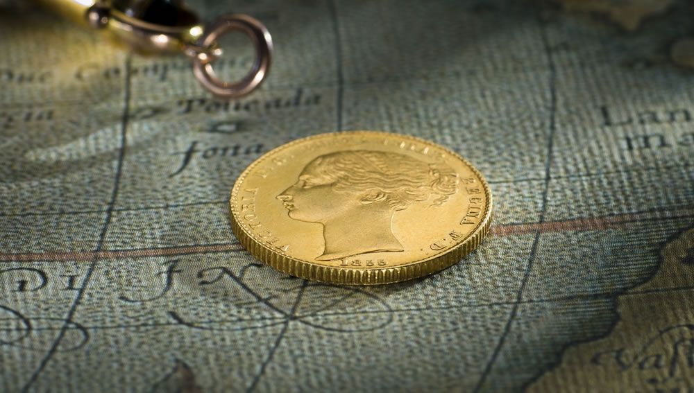 1855 Sydney Mint Sovereign head