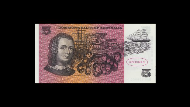 1967 $5 Type 1 Coombs Randall Specimen Note front July 2018