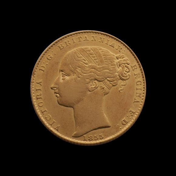 1855 Sydney Mint Sov date side July 2018