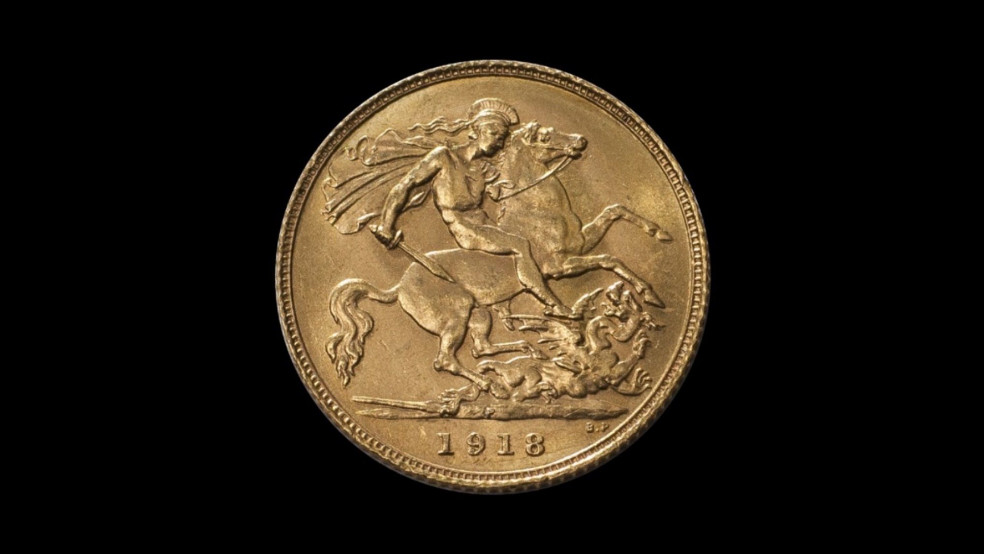 1918 Perth Mint Half Sovereign date side July 2018