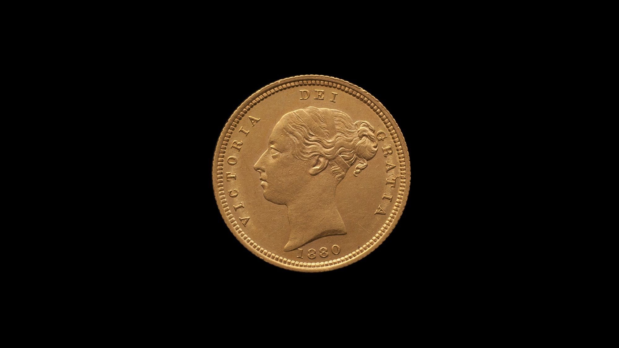 1880 Sydney Mint Half Sovereign YH Shield Choice Unc obv B & B October 2018