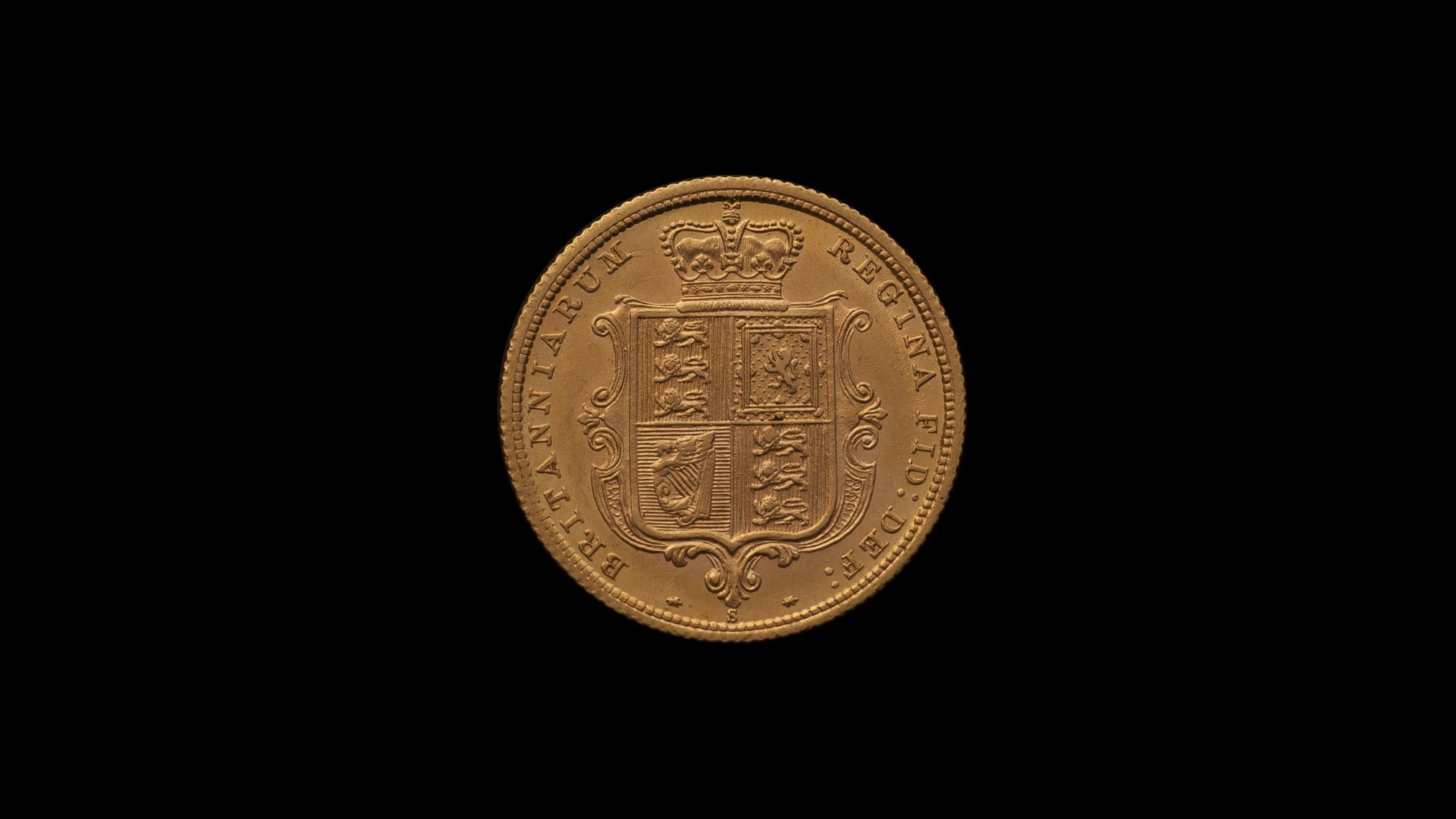 1880 Sydney Mint Half Sovereign YH Shield Choice Unc rev B & B October 2018