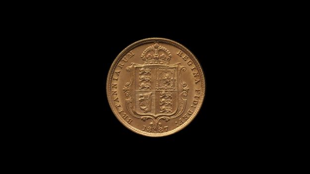 1887 Sydney Mint Half Sovereign Jubilee Head Choice Unc rev B & B October 2018