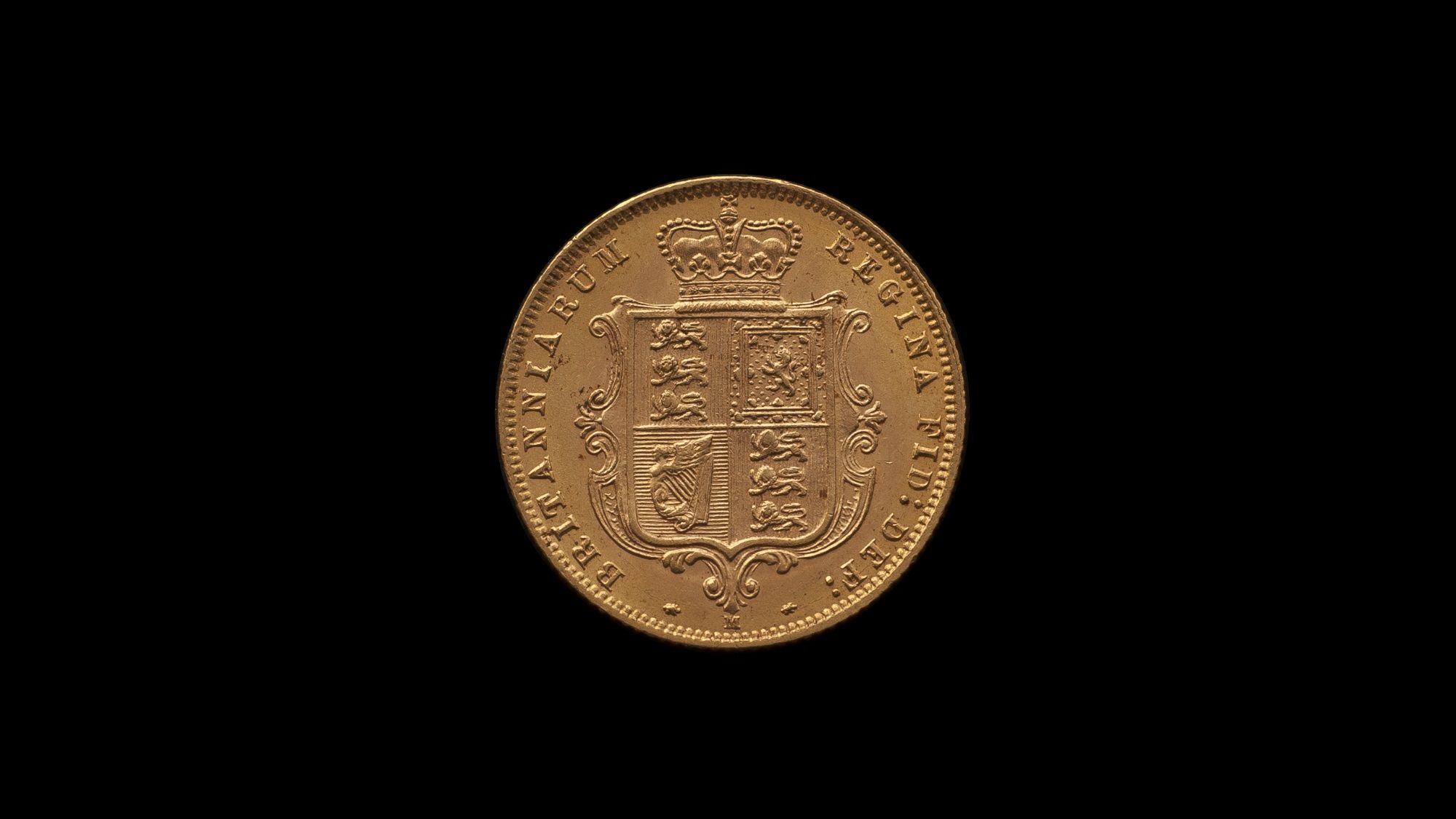 1887 Melbourne Mint Half Sovereign YH Shield Choice Unc rev B & B October 2018