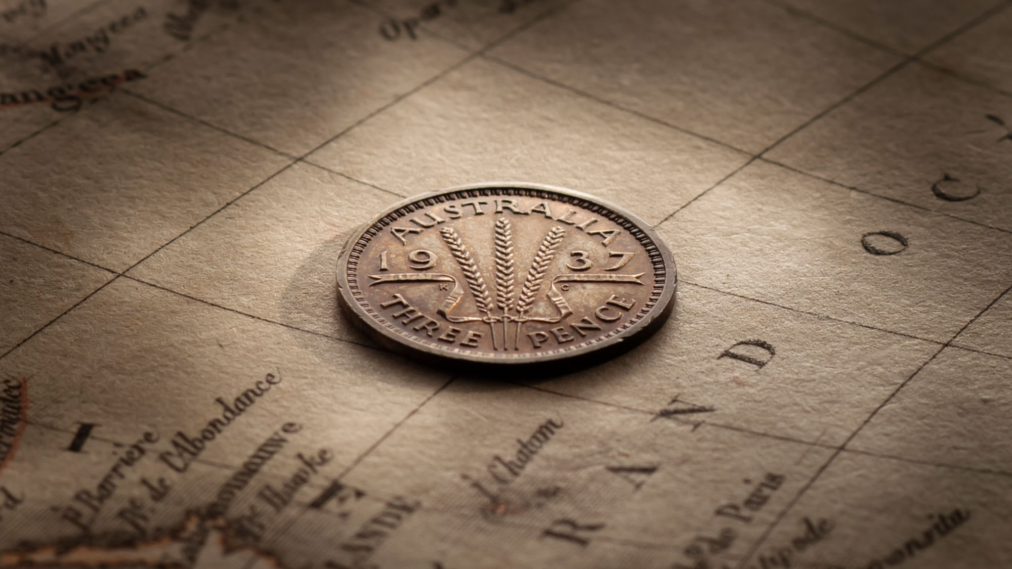 1937 Proof Pattern Threepence