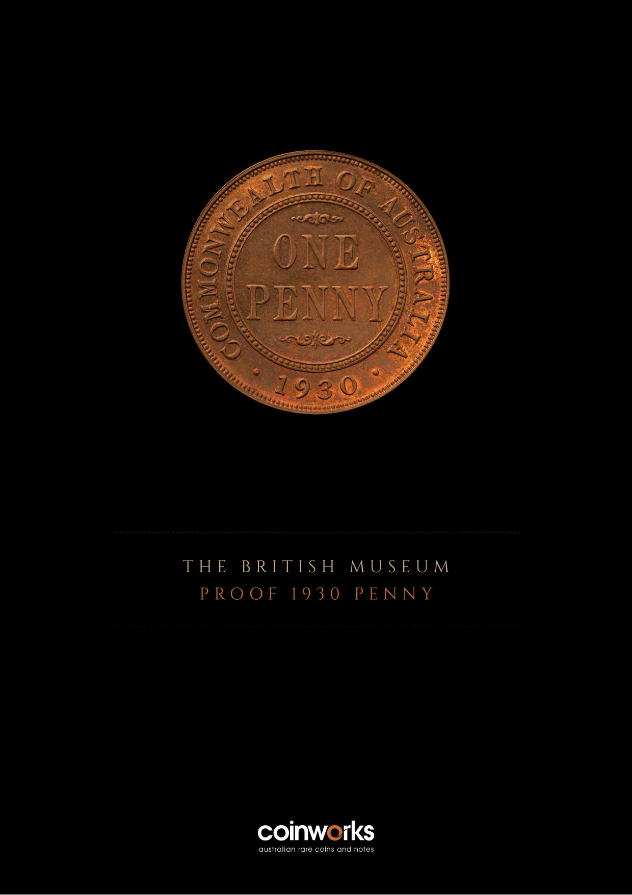 PROOF 1930 PENNY Catalogue