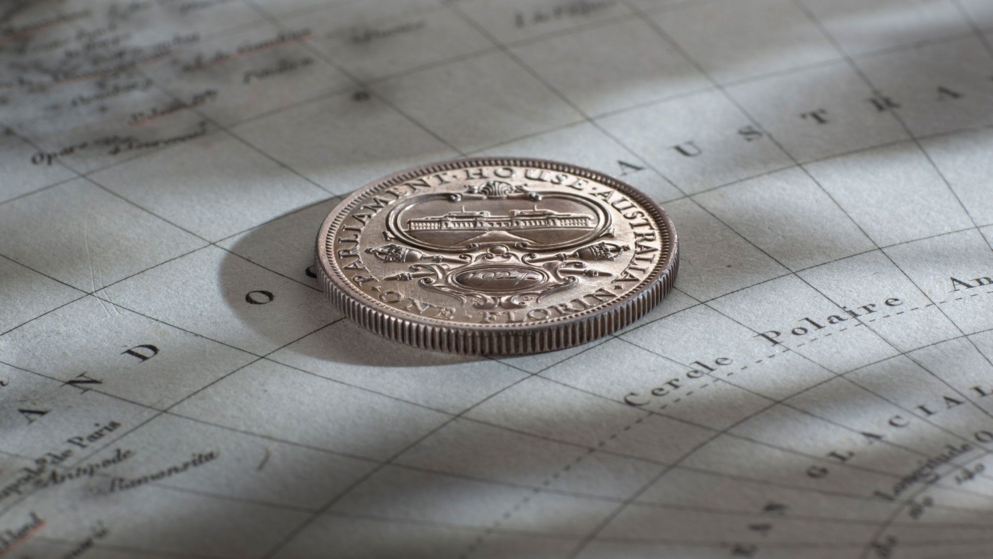 Proof 1927 Canberra Florin